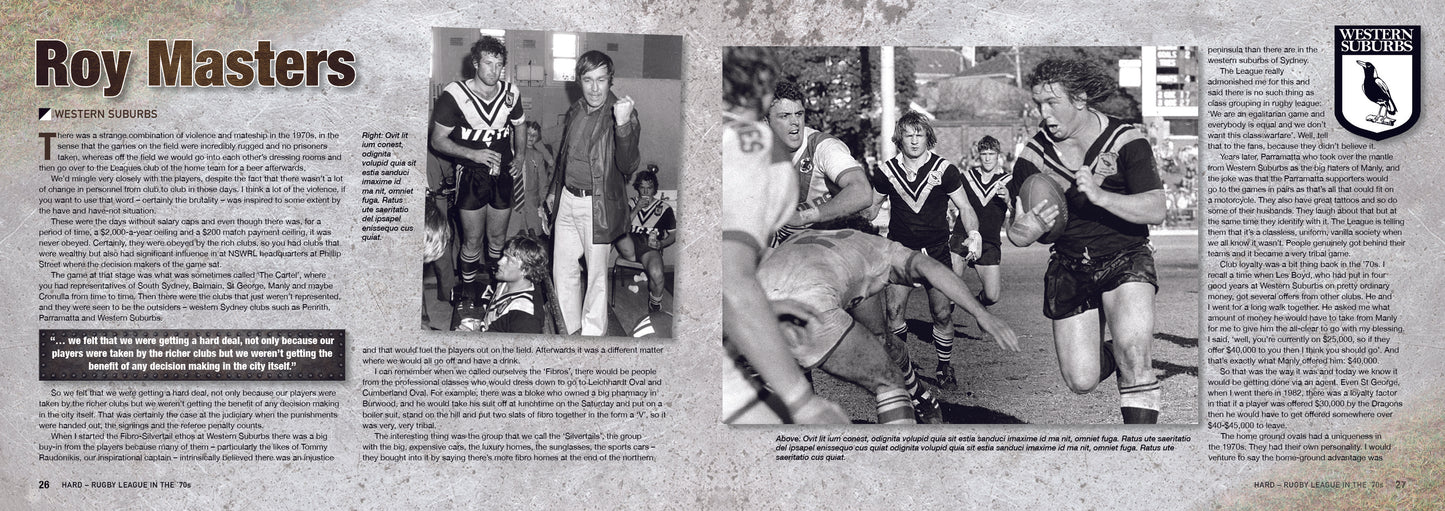 Hard - Rugby League in the '70s