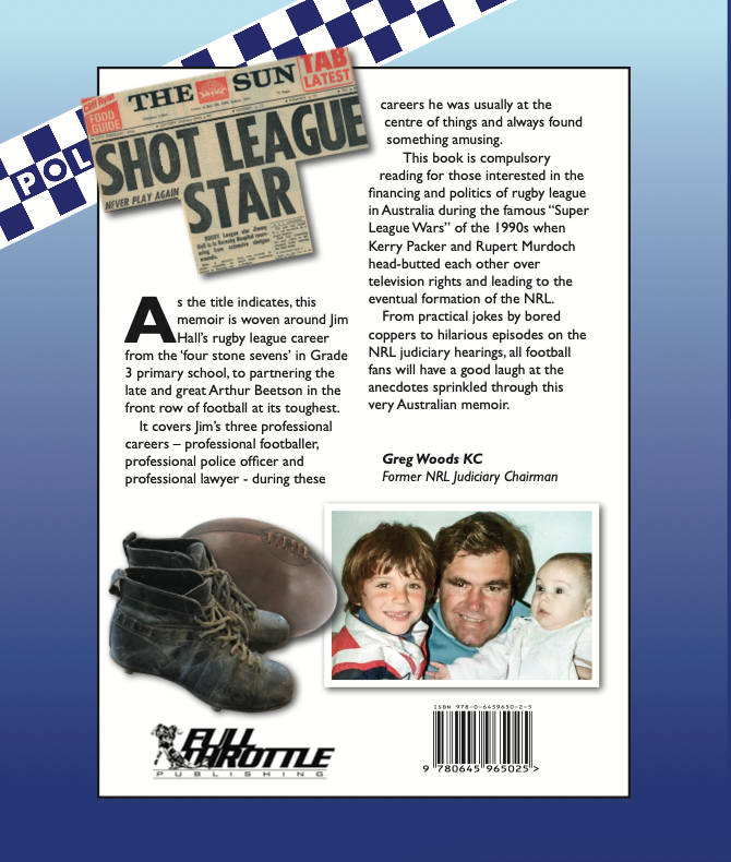 PRE ORDER - From Fullback to the Forwards – The Jim Hall Story