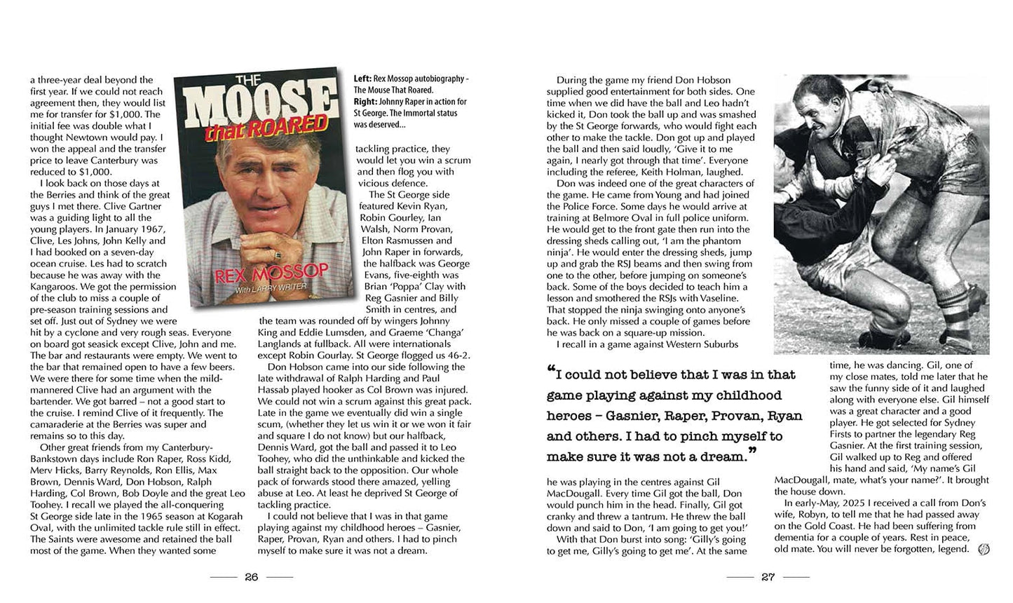 PRE ORDER - From Fullback to the Forwards – The Jim Hall Story