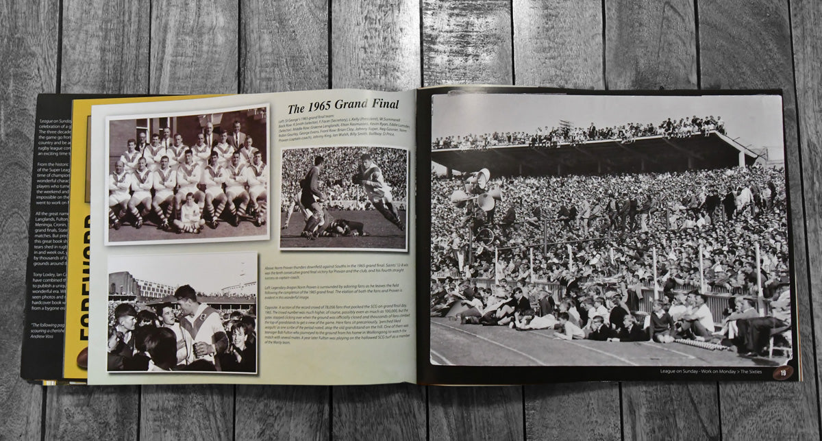 League On Sunday - Work On Monday, Memories of Rugby League's Last Golden Era 1965-1995