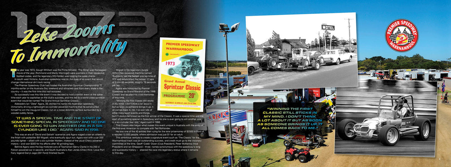 PRE ORDER - 50 Classic Classics – The Illustrated History of the Grand Annual Sprintcar Classic 1973-2023 - Limited Edition