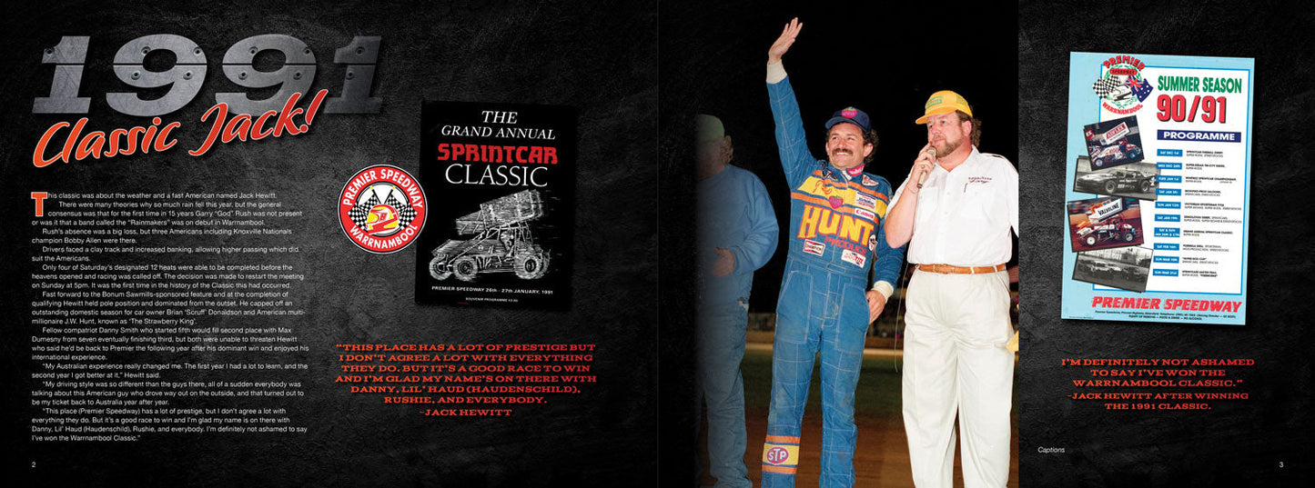 PRE ORDER - 50 Classic Classics – The Illustrated History of the Grand Annual Sprintcar Classic 1973-2023 - Limited Edition