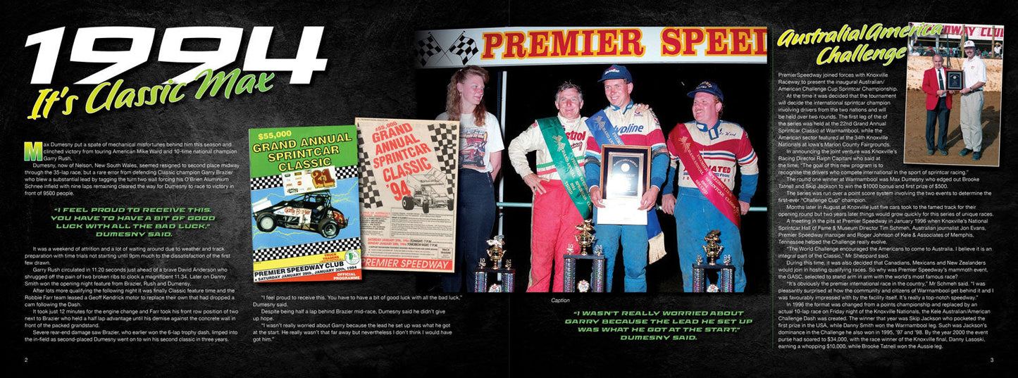 PRE ORDER - 50 Classic Classics – The Illustrated History of the Grand Annual Sprintcar Classic 1973-2023 - Limited Edition