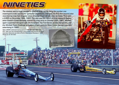 PRE ORDER - 50 Fast Years of ANDRA Drag Racing