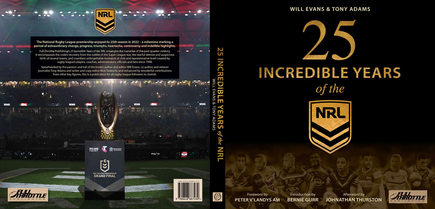 25 Incredible Years of the NRL - Limited Edition (50 Only)